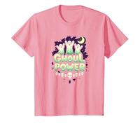 Ghoul Power: Spooky Halloween Fun for Ghost Enthusiasts T-Shirt, Kids, Pink, 2 Years