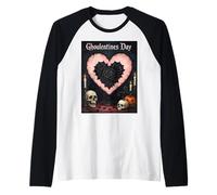 Ghoulentines Day Altar to A Macabre Romance Raglan Baseball Tee