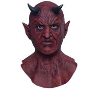Ghoulish Productions - Lucifer Mask, Hyper Masks, Heavy Duty Latex Costume, Hand Painted, Halloween, Carnival Parade, Costume Party, Adult One Size