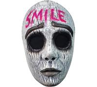 Ghoulish Productions - Neon Smile Urban Mask, Máscara Disfraz de Látex resistente, pintada a mano color neon, brilla en la oscuridad, para Halloween, Carnaval, Fiesta de Disfraces, Talla única adulto
