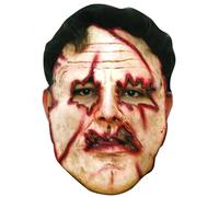 Ghoulish Serial Killer 8 Gruesome Latex Halloween Face Mask - One-Size