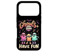 Ghouls Just Wanna Have Fun Funny Halloween Ghosts Case for iPhone 17 Pro