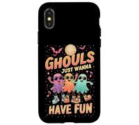 Ghouls Just Wanna Have Fun Funny Halloween Ghosts Case for iPhone X/XS