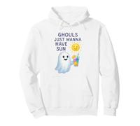 Ghouls Just Wanna Have Sun - Sunny Ghost Cocktail Pullover Hoodie
