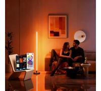 GHPFLOXQY Smart Floor Lamp with App Control, 1.6m Colour Changing Standing Lamp 1000 Lumens Dimmable, 300+ Scenes Music Sync for Living Room Bedroom Gaming