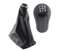 GHQFROP Transmission Gear Shift Knob for Toyota for Corolla for Estate E12 E120 2001-2007 5 6 Speed Gear Shift Knob Boot Lever Gaitor Shifter Dust Jacket Car Gear Stick Knob(5 Speed Type 4)