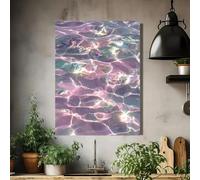 ghriwlax Modern Abstract Wall Art, Desert Saguaro Cactus Canvas Prints, Nature Scenery Painting Perfect for Room Decoration(70x80cm/NOframe)