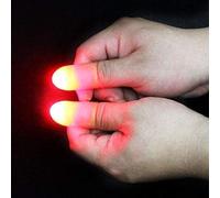 Ghrnun 2Pcs Magic Thumb Lights, Magic Trick Finger Flash Light Props for Magicians Parties, Close-Up Magic Accessories