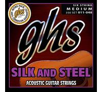 GHS 350 Silk n Steel 11 - 48 Medium Acoustic Guitar String Set