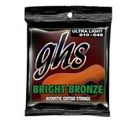 GHS BB10U 10 - 46 Ultra Light Bright Bronze Acoustic Guitar String Set