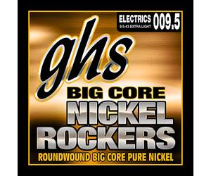 GHS BCXL 9.5 - 43 Extra Light Big Core Nickel Rockers Guitar String Set