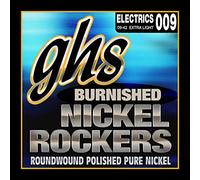 GHS BNRXL 9 - 42 Extra Light Burnished Nickel Rocker Guitar String Set