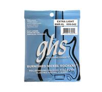 GHS BNRXL 9 - 42 Extra Light Burnished Nickel Rocker Guitar String Set
