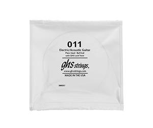 GHS BOOMERS Single String For Electric Guitar - Plain Steel - 011