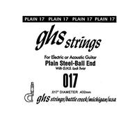 GHS BOOMERS Single String For Electric Guitar - Plain Steel - 017