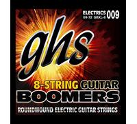 GHS BOOMERS String Set For Electric Guitar - 8-String - GB-XL-8 - Extra Light - 009/072