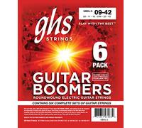 GHS BOOMERS® String Set For Electric Guitar - GB-XL-5 - Pack of 6 Sets - Extra Light - 009/042
