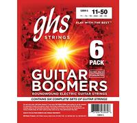GHS GBM-5 11 - 50 Medium Boomers Guitar String Set (Pack of 6)