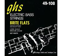 GHS M3075 49 - 108 Medium Long Scale Brite Flats Bass String Set