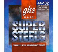 GHS ML5000 44 - 102 Medium Light Long Scale Super Steels Bass String Set