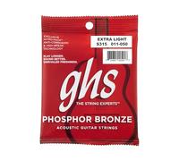 GHS S315 11 - 50 Extra Light Phosphor Bronze Acoustic String Set
