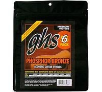 GHS S335-5 13 - 56 Medium Phosphor Bronze Acoustic String Set (Pack of 6)