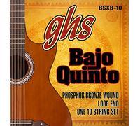 GHS Strings BSXB-10 PHOSPHOR BRONZE BAJO QUINTO Strings, Loop End
