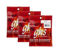 GHS Strings, Electric Guitar Strings, Guitar Boomers, Model: GB10 1/2 SET, Light + Gauge, 10 1/2-48, Pack of 3 SETS