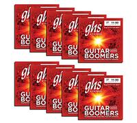 GHS Strings, Electric Guitar Strings, Guitar Boomers, Model: GBM SET, Medium Gauge, 11-50, Pack of 10 SETS