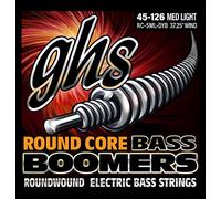 GHS Strings GHS Round Core Bass Boomers, 5-String Set, Medium Light Gauge (37.25" winding) (RC-5ML-DYB)