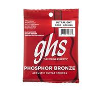 GHS Strings GHS S305 Phosphor Bronze Acoustic String Ultra Light Set-(010-046)