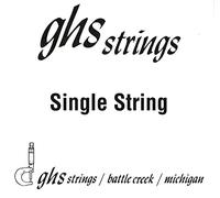 GHS™ Strings Stainless Steel Single String - 034 Wound - Loop End - Banjo String for Banjo - Stainless Steel - Loop End - Thickness: 034