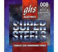 GHS SUPER STEELS String Set For Electric Guitar - ST-UL - Ultra Light - 008/038