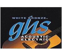 GHS WBTL 12 - 50 Light White Bronze Acoustic String Set True