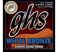 GHS WBXL 11 - 48 Extra Light White Bronze Acoustic String Set