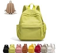 GHTRHSB Womens Lightweight Corduroy Backpack Casual (green)