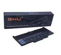 GHU New J60J5 7.6V 55WH Laptop Battery Replacement for Dell Latitude E7270 E7470 Series R1V85 451-BBSX 451-BBSY 451-BBSU MC34Y 242WD