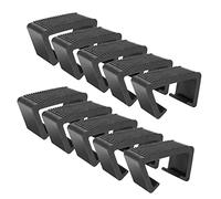 Ghulumn 10 PC Outdoor Garden Rattan Wicker Furniture Alignment Fastener Sofa Clip Connector Suitable for Rattan Furniture Sofa