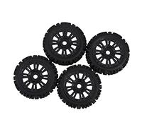 Ghulumn 17mm Hub Wheel Rim & Tires Tyre for 1/8 Off-Road RC Car Redcat Team Hobao,4Pcs