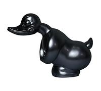 Ghulumn Angry Duck Car Hood Ornament Car Front Hood Sticker Car Dashboard Decor Strong Duck Decoration Accessories, Black