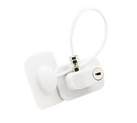 Ghulumn Restrictors with Cable, No Screws Required to Avoid Damage and The, White