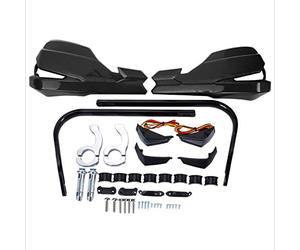 Ghulumn Universal Handguards 22 mm - 28 mm Handlebar Protector Turn Signal Indicator LED for