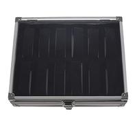 Ghulumn Useful Watches Box 12 Grid Slots Jewelry Watches Display Storage Box Square Case Inside Watch Holder