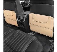 GHUYGTT 2Pcs Car Back Seat Anti Kick Pad for Lexus GS450H GS200T RC200t, Car Seat Back Protector Leather Backrest Anti-Kick Pads Interior Accessories,C/Beige