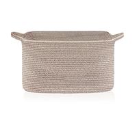GHWMYD Large Storage Baskets, XXXL Foldable Woven Basket with Handle for Baby Clothes Toy Blanket Bedding Towel, Washing Basket for Living Room Bedroom Bathroom Organisation 55*38*30 CM(Brown)