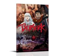 GHYFRD Berserk Poster Decorative Painting Canvas Mural Is Bright And Beautiful, Suitable for Office Bedroom Decorative Painting to Create The Right AtmosphereFrame-style16x24inch(40x60cm)