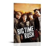 GHYFRD Big Time Rush Poster Decorative Painting Canvas Mural Is Bright And Beautiful, Suitable for Office Bedroom Decorative Painting to Create The Right AtmosphereFrame-style12x18inch(30x45cm)