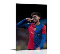 GHYFRD Lamine Yamal Poster Decorative Painting Canvas Mural Is Bright And Beautiful, Suitable for Office Bedroom Decorative Painting to Create The Right AtmosphereFrame-style20x30inch(50x75cm)