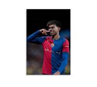 GHYFRD Lamine Yamal Poster Decorative Painting Canvas Mural Is Bright And Beautiful, Suitable for Office Bedroom Decorative Painting to Create The Right AtmosphereUnframe-style16x24inch(40x60cm)