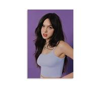 GHYFRD Olivia Rodrigo Poster Decorative Painting Canvas Mural Is Bright And Beautiful, Suitable for Office Bedroom Decorative Painting to Create The Right AtmosphereUnframe-style16x24inch(40x60cm)